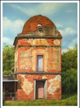 Pigeonnier  St-Sulpice (tarn) - pastel sec - taille : 40 x 30cm (disponible)