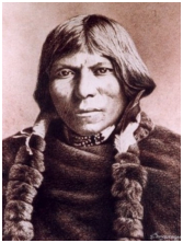 L'indien - dessin au sépia - taille : 35 x 25cm (indisponible)