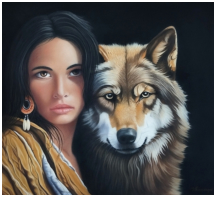 Complicité - pastel sec - taille : 36 x 40 cm (disponible)